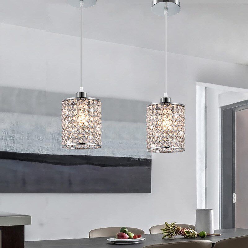 吊灯卧室主灯小吊灯客厅主灯意式餐厅设计师款创意简约现代水晶灯
