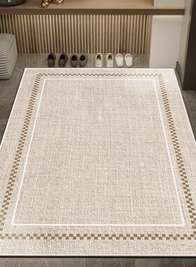 大门入户地毯TPR比利时绒高级感门口地垫进门加厚防滑家用玄关垫