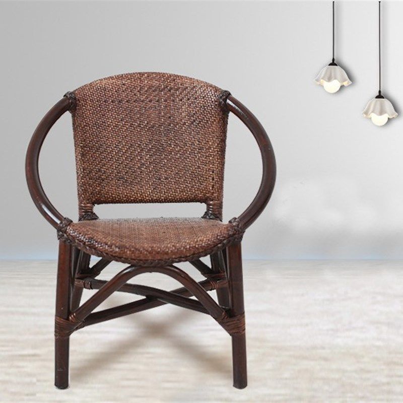 天然藤编椅真藤小椅子家用阳台庭院休闲靠背椅新中式儿童成人,户外/登山/野营/旅行用品,户外椅子凳子,淘宝优惠券,粉丝福利购,淘宝优惠卷