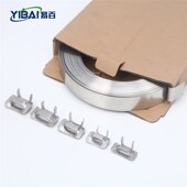 易百 规格齐全 盘带扣扎带卡扣 不锈钢牙型扎扣 不锈钢带搭扣牙扣