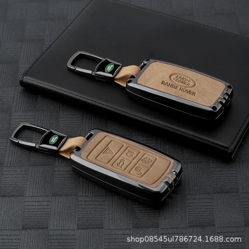 适用于路虎钥匙套揽胜揽运极光卫士发现运动版星脉神行4壳5皮扣包