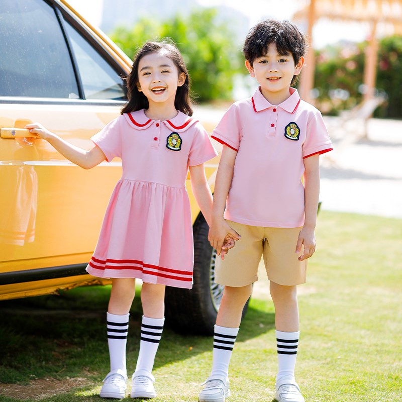 幼儿园园服夏装英伦风儿童校服大班D毕业拍照服夏季小学生班服套