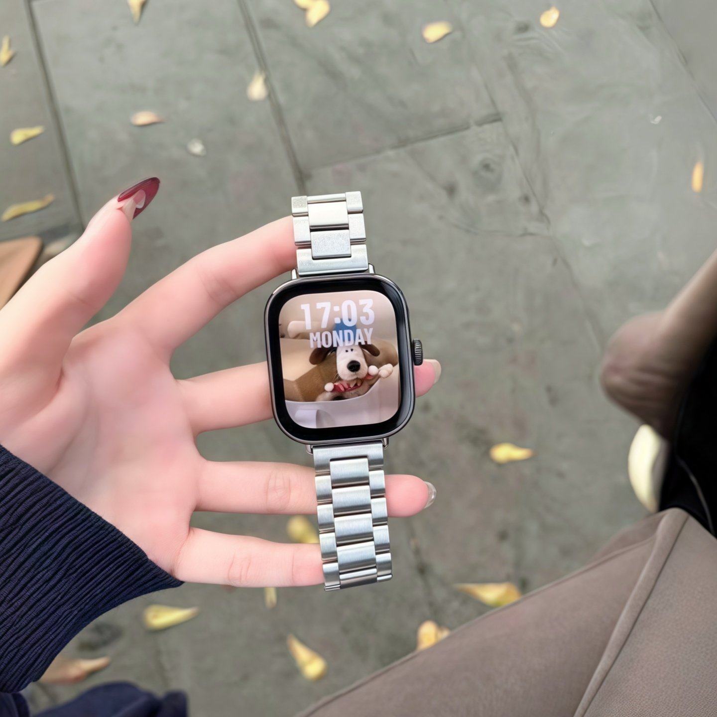 适用红米watch6/5/4表带金属不锈钢带小米手环9pro腕带8pro男女款