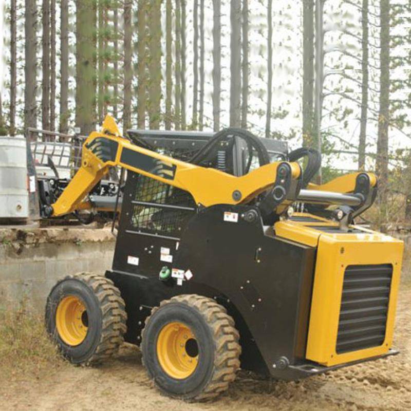 微型滑移式装载机工程装卸搬运多功能道路清理垃圾附带多种属具