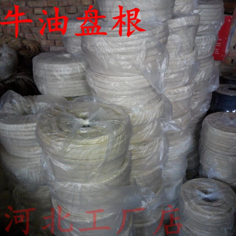 优质油浸棉纱盘根水泵填料无矿灰黄油牛油盘根油绳V耐磨防漏水密