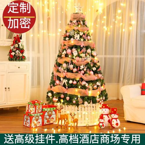 圣诞树家用套餐加密发光1