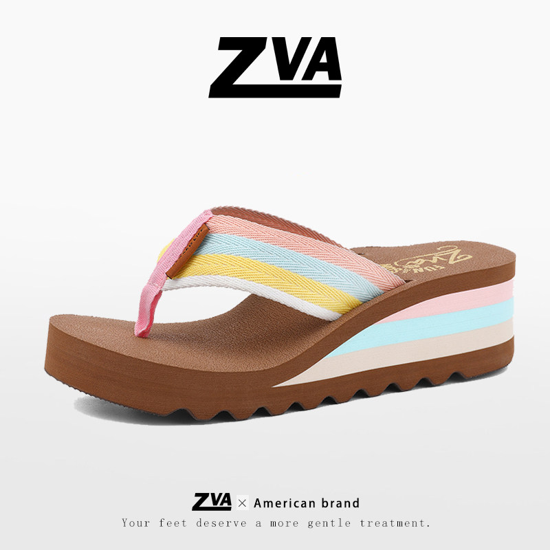 ZVA官方旗舰店正品人字拖女拖鞋图片
