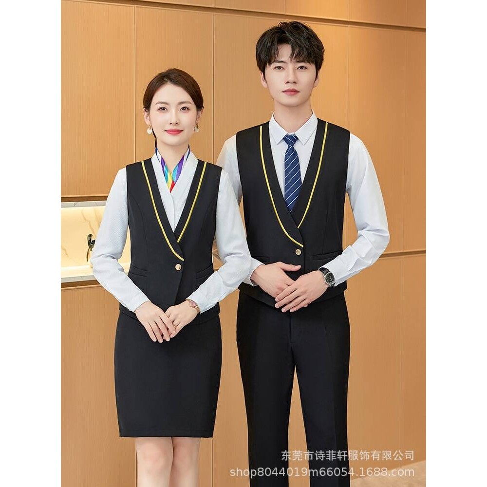 空姐制服职业西装套装女2023秋冬正装酒店前台礼仪接待迎宾工作服