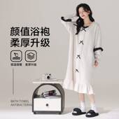 浴袍女套头一体可穿式 浴巾非纯棉家用吸水速干斗篷大人洗澡2025新