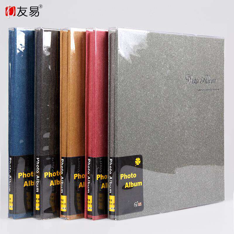 相册自粘贴覆膜式式纪念册A4复古diy成长册创意影集本