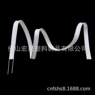 双芯包胶铁丝扁形扎线玩具扎带平行线兔耳朵造型支撑定位扎条