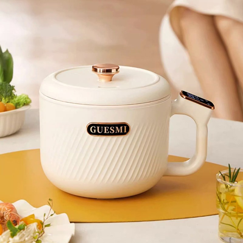 电煮锅家用宿舍小电锅学生锅多功能一体式泡面锅小型煮面炒锅智能