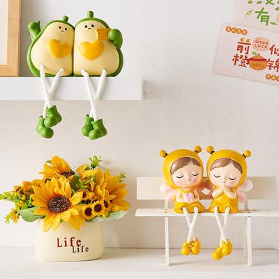 洞洞板小摆件入户门口电视墙面装饰品墙上挂件少女孩房间客厅墙壁