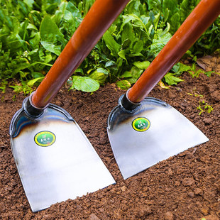 锄头挖地多功能家用除草种菜镢头刨翻地松土神器锰钢农具农用工具