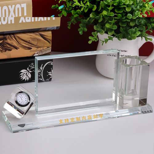 同学聚会毕业纪念品水晶相框摆件照相片笔筒创意实用相框摆台