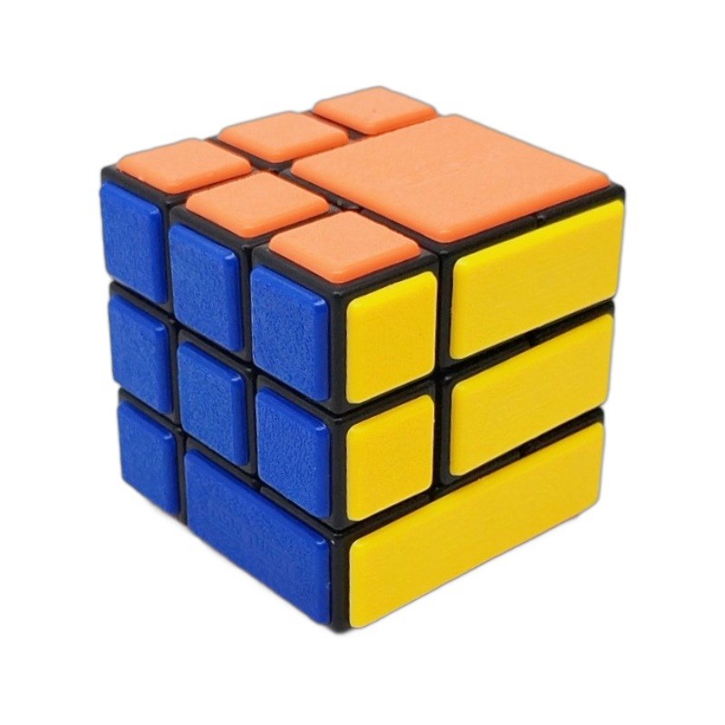 梯色捆绑三阶魔方25号 洞洞插销版Bandaged Cube限制旋转难度挑战