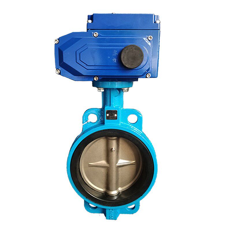 D971XP-16Q电动对夹蝶阀 精工阀门 球墨铸铁阀体不锈钢板电动蝶阀
