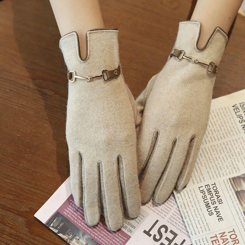 羊绒手套冬季女士防寒保暖