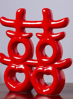 左下双喜临门家居客厅装饰