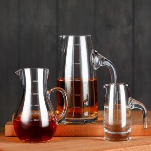 新品白酒分酒器套装分酒壶家用饭店用洋酒小杯玻璃红酒扎壶醒酒量