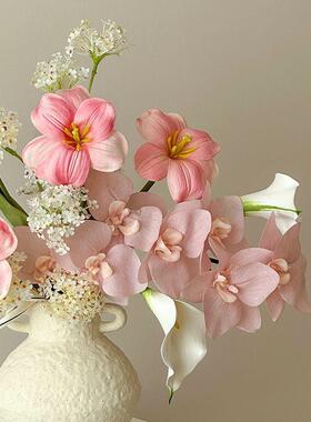 高级感小众仿真花假花花束花瓶客厅玄关桌面摆件装饰家居好物礼物