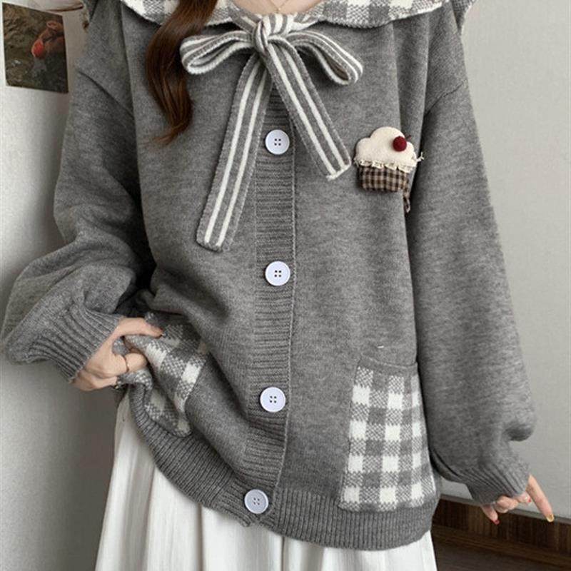 新品12岁女大童可爱毛衣外套春秋季15初中学生13少女针织开衫甜美,女装/女士精品,毛衣,淘宝优惠券,粉丝福利购,淘宝优惠卷