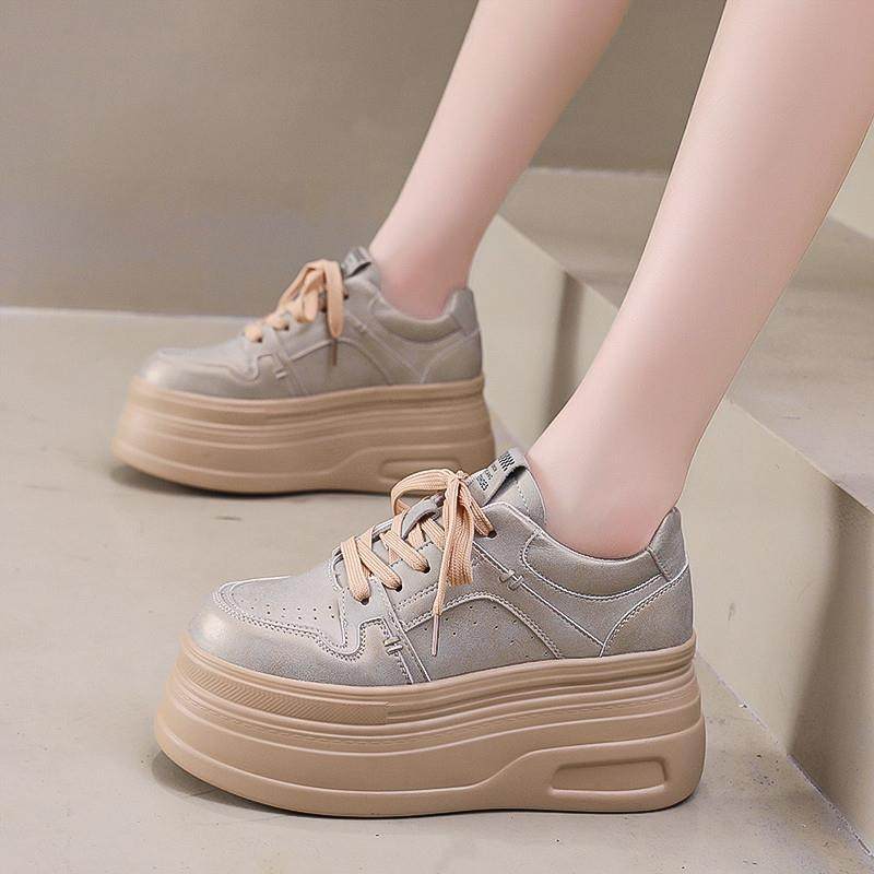 新品小个子8cm厚底老爹鞋女2025年新款秋季增高软底轻便百搭运动,女鞋,时尚休闲鞋,淘宝优惠券,粉丝福利购,淘宝优惠卷