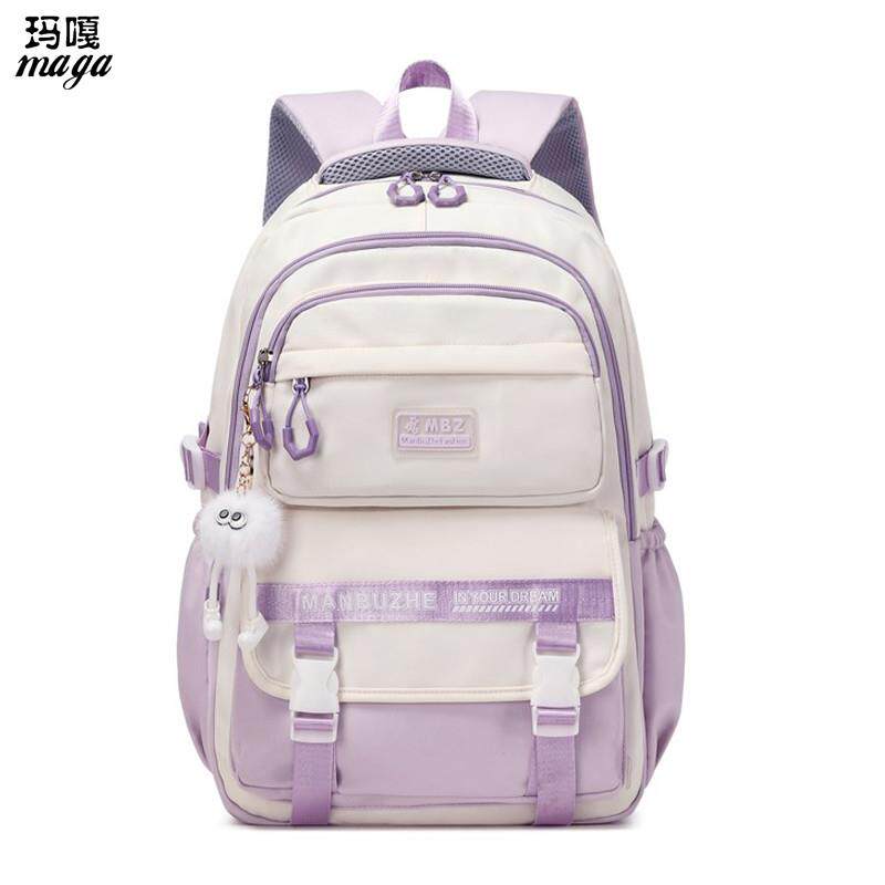 新品书包女小学生3一6年级韩版初中女生高中生大学生减负儿童背包