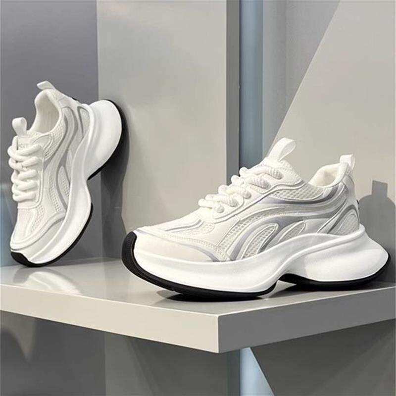 新品欧货巴黎老爹鞋男款2026夏季网面透气休闲运动鞋男士厚底增高