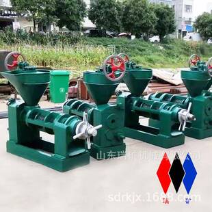 大豆菜籽榨油机螺旋三级压榨机电动核桃出油机两项电花生榨油机