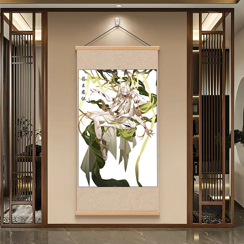 星神立绘药王丰饶挂画崩坏星穹铁道二次元室内挂墙挂轴装饰海报