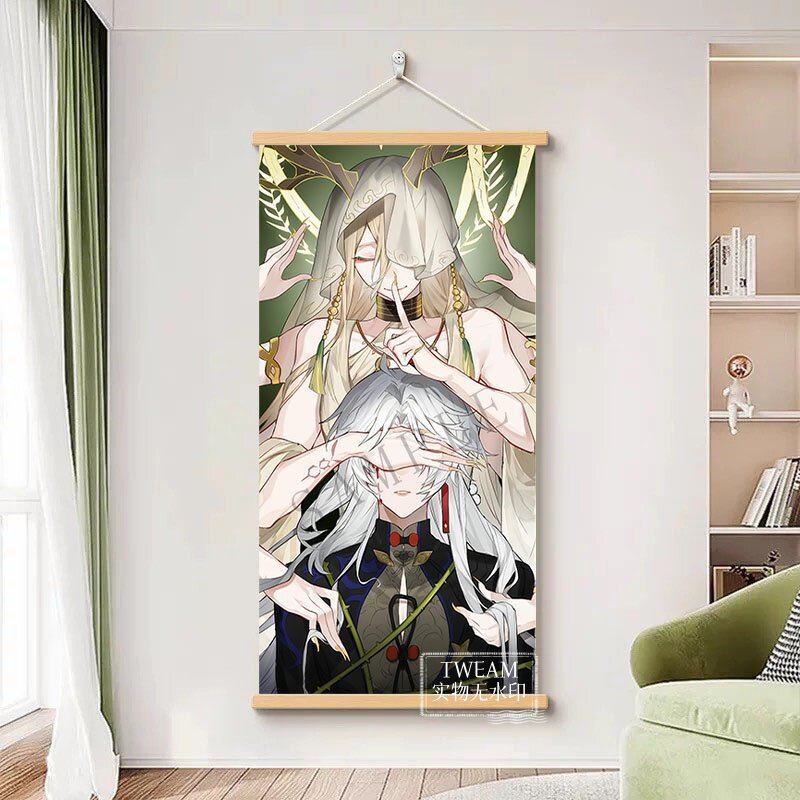 星神立绘药王丰饶挂画崩坏星穹铁道二次元室内挂墙挂轴装饰海报