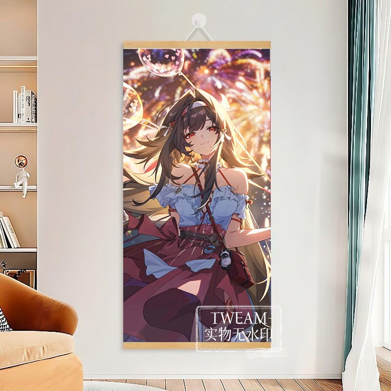 叶瞬光挂画海报绝区零动漫游戏二次元客厅卧室宿舍装饰画壁画挂墙