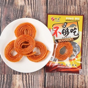 平汝不够吃麻辣卷面筋制品8090后怀旧零食老式童年甜辣豆皮