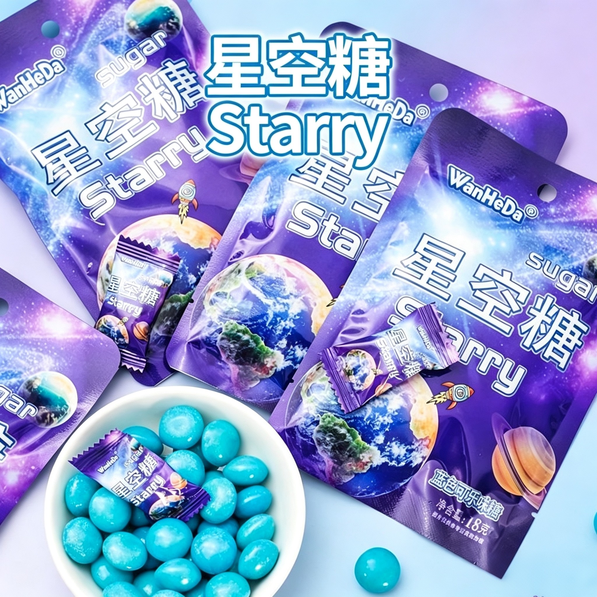 儿童节儿童礼物星空糖糖果盒装高颜值儿童送女友网红小零食