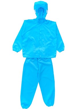 防尘服分体连帽喷漆服套装防静电套装工作服电子食品厂橙色无尘服