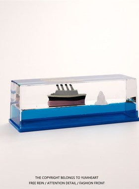 游轮漂流瓶泰坦尼克号解压装饰桌面解压摆件送朋友同学闺蜜小礼物