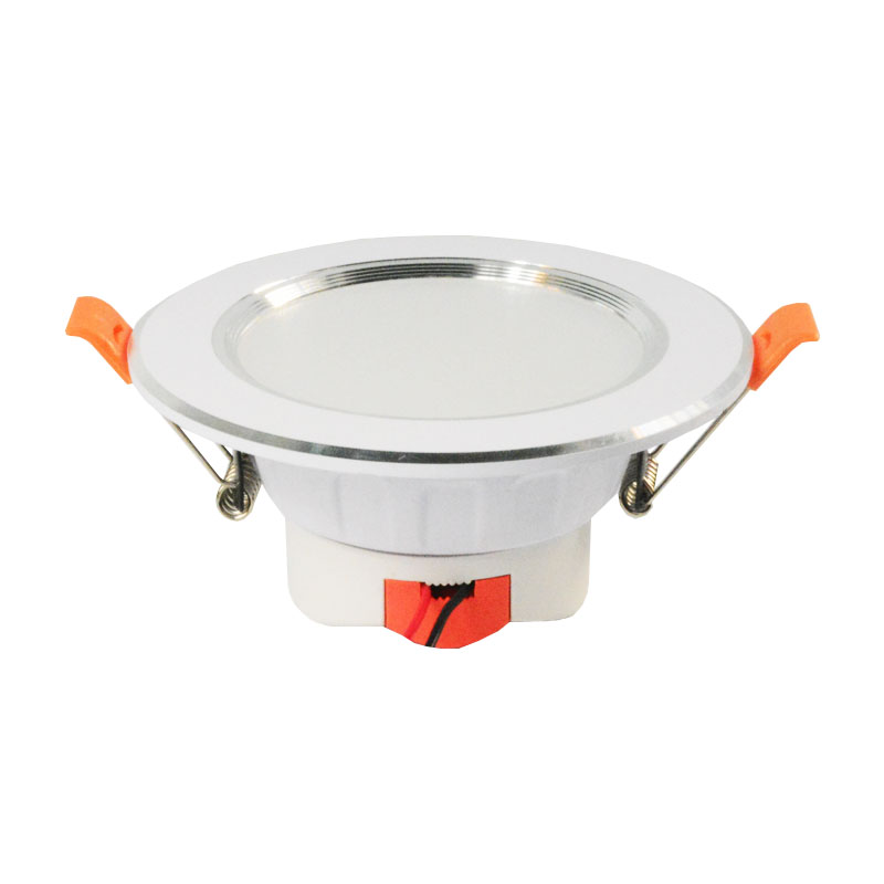 12v24v高亮直流led3W筒灯2.5寸开孔7/8公分嵌入式天花射灯铜灯