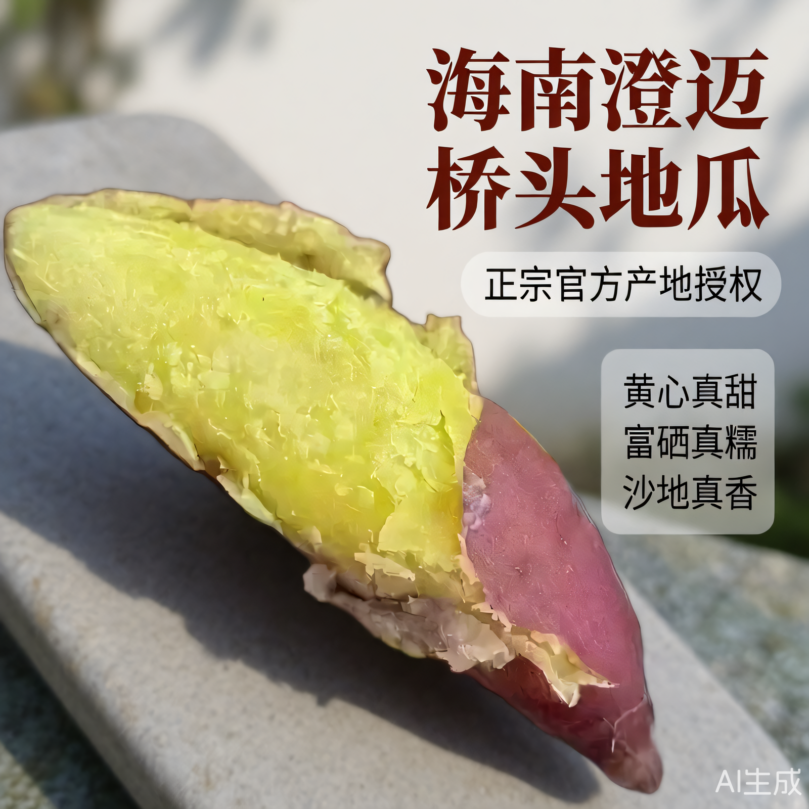 正宗产地授权 海南澄迈沙地板栗薯富硒红薯黄心番薯桥头地瓜9斤