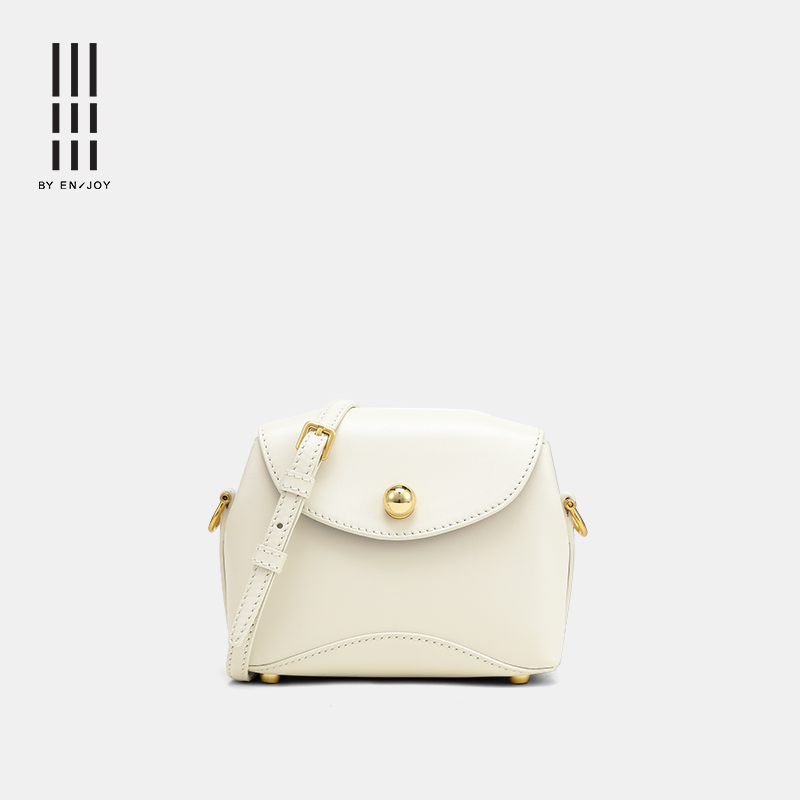 Laura意大利牛皮革迷你斜挎单肩枕头方包mini女包