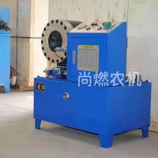 钢管缩管机液压胶管压管机高压油管锁管机大棚缩口机全自动扣压机