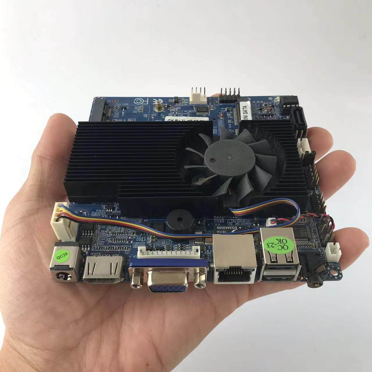 1037u主板迷你电脑主机主板车载小主机12*12工控电脑j1800主机板