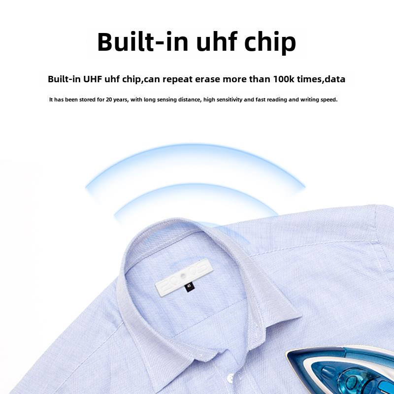 Rfid洗涤数字标签超高频芯片耐高温可洗标签无纺布有机硅服装射频