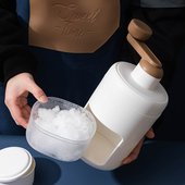 刨冰机家用手动手摇老式 摆摊商用碎冰机冰沙机冰块模具制冰小型