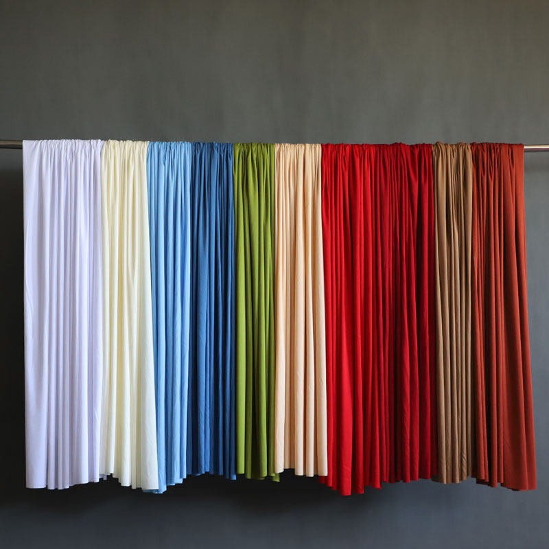 婚庆弹力布吊顶纱幔舞台酒店背景布置牛奶丝布料韩式婚礼吊顶布幔