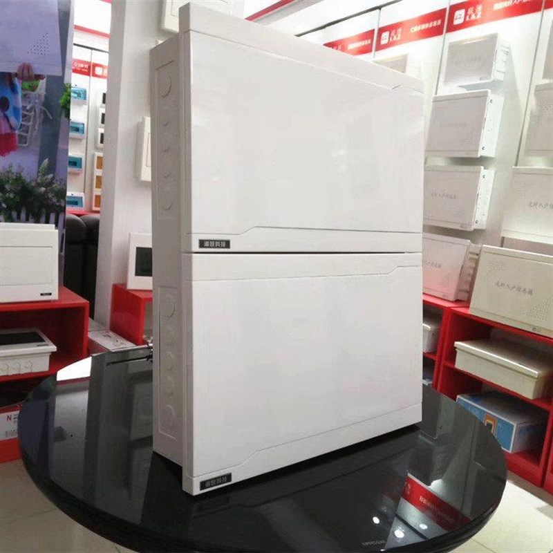 铁底暗装强弱电一体箱 高品质强弱电箱 16位强弱电组合箱