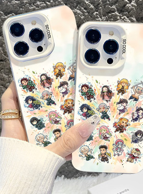 14ProMax手机壳华为Mate80烟花鬼灭之刃15plus彩银小米17Ultra卡通苹果16硬iPhone13适用荣耀POWER2动漫x200s