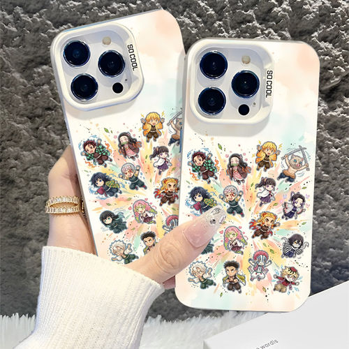 14ProMax手机壳华为Mate80烟花鬼灭之刃15plus彩银小米17Ultra卡通苹果16硬iPhone13适用荣耀POWER2动漫x200s