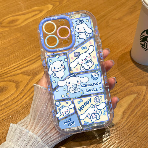 新款华为PURA90可爱iPhone16手机壳软小米17泡芙羽纱OPPORENO14卡通苹果15plus适用13ProMax高颜值小熊玉桂狗