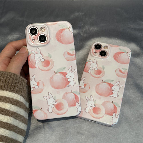 华为PURA90可爱适用iPhone14ins风苹果13promax菲林OPPORENO16PRO手机壳卡通15plus硬ins水蜜桃兔子小米17MAX